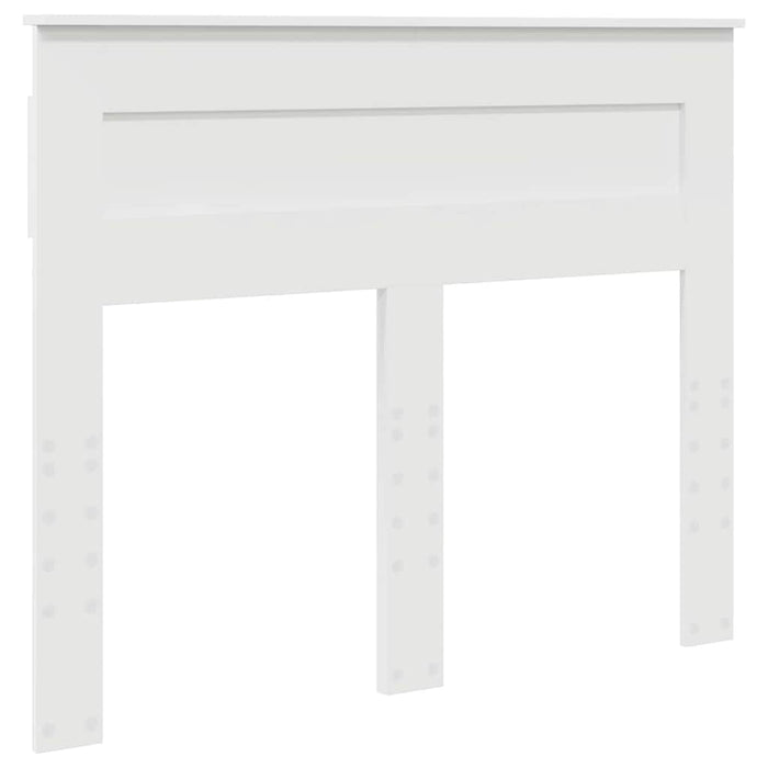 Tăblie cap cu headboard Alb 120 cm Lemn compozit - WALTI WALTI