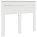 Tăblie cap cu headboard Alb 120 cm Lemn compozit - WALTI WALTI