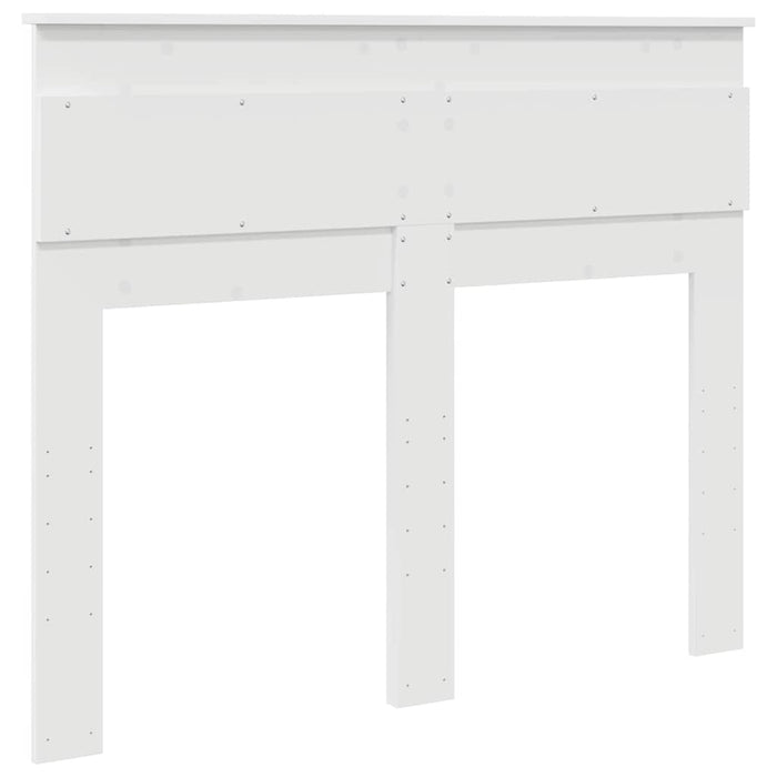 Tăblie cap cu headboard Alb 120 cm Lemn compozit - WALTI WALTI
