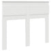 Tăblie cap cu headboard Alb 120 cm Lemn compozit - WALTI WALTI