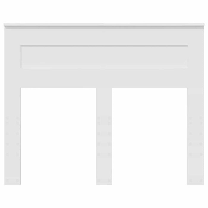 Tăblie cap cu headboard Alb 120 cm Lemn compozit - WALTI WALTI