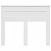 Tăblie cap cu headboard Alb 120 cm Lemn compozit - WALTI WALTI