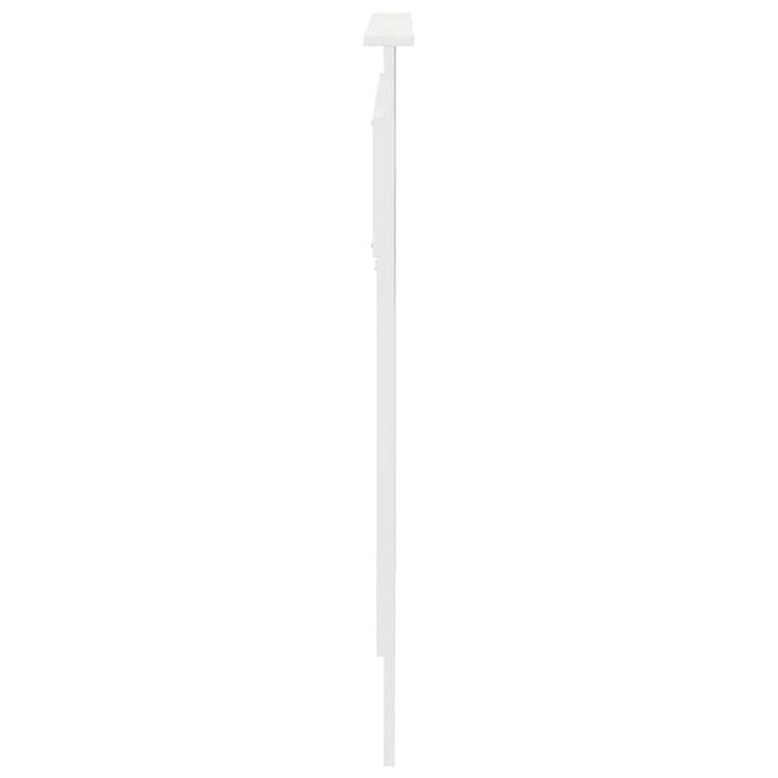 Tăblie cap cu headboard Alb 120 cm Lemn compozit - WALTI WALTI