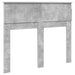 Tăblie cap cu headboard Gri din beton 120 cm Lemn compozit - WALTI WALTI