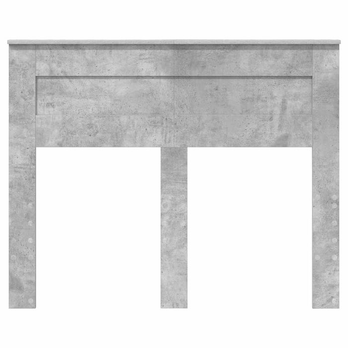 Tăblie cap cu headboard Gri din beton 120 cm Lemn compozit - WALTI WALTI