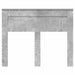 Tăblie cap cu headboard Gri din beton 120 cm Lemn compozit - WALTI WALTI