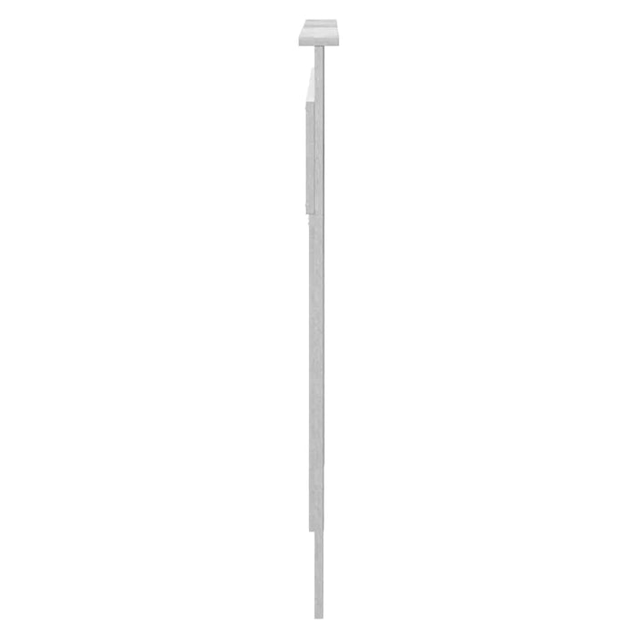 Tăblie cap cu headboard Gri din beton 120 cm Lemn compozit - WALTI WALTI