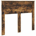Tăblie cap cu headboard Stejar fumuriu 120 cm Lemn compozit - WALTI WALTI