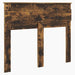 Tăblie cap cu headboard Stejar fumuriu 120 cm Lemn compozit - WALTI WALTI