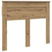Tăblie cap cu headboard Stejar Artizanal 120 cm Lemn compozit - WALTI WALTI