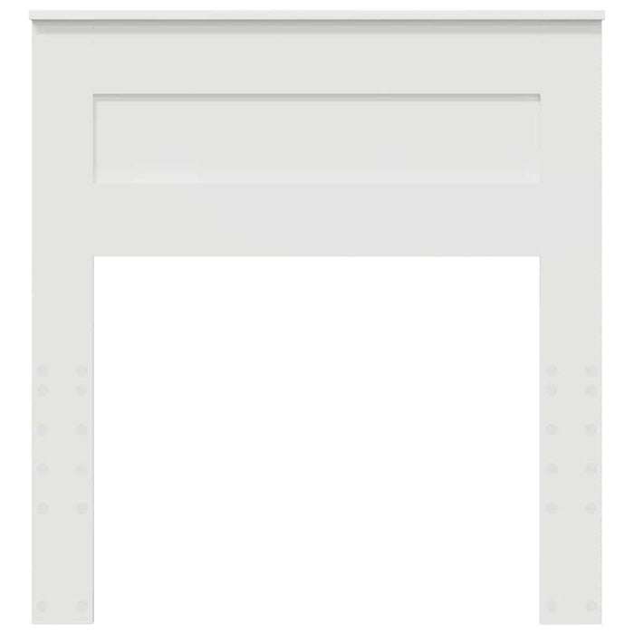 Tăblie cap cu headboard Alb 100 cm Lemn compozit - WALTI WALTI