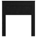Tăblie cap cu headboard Stejar Negru 100 cm Lemn compozit - WALTI WALTI