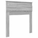 Tăblie cap cu headboard Gri Sonoma 100 cm Lemn compozit - WALTI WALTI
