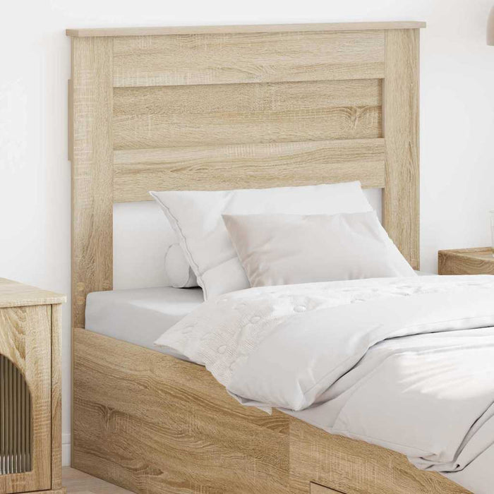Tăblie cap cu headboard Stejar Sonoma 90 cm Lemn compozit - WALTI WALTI