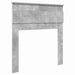 Tăblie cap cu headboard Gri din beton 90 cm Lemn compozit - WALTI WALTI