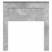 Tăblie cap cu headboard Gri din beton 90 cm Lemn compozit - WALTI WALTI