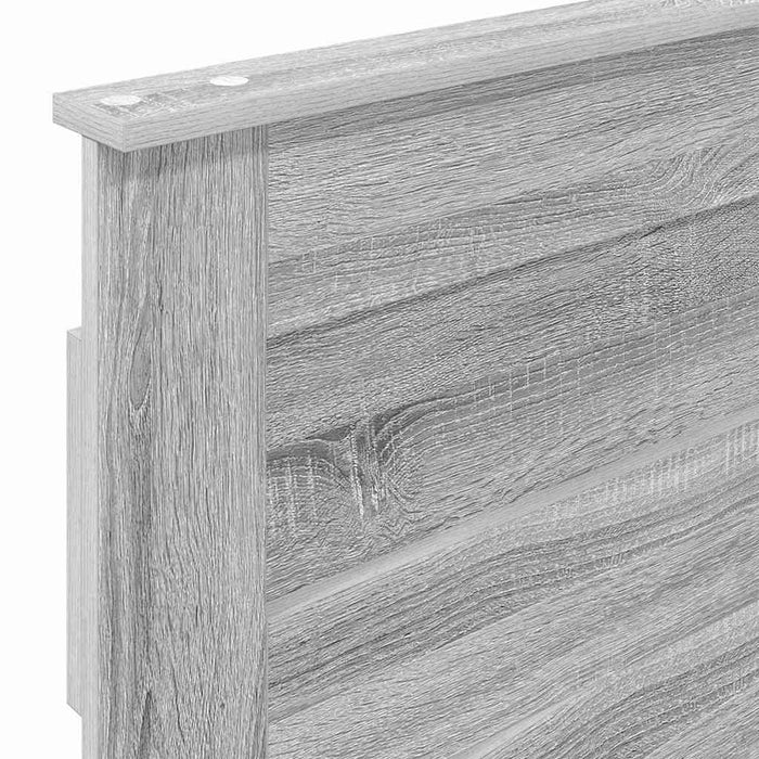 Tăblie cap cu headboard Gri Sonoma 90 cm Lemn compozit - WALTI WALTI