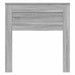 Tăblie cap cu headboard Gri Sonoma 90 cm Lemn compozit - WALTI WALTI