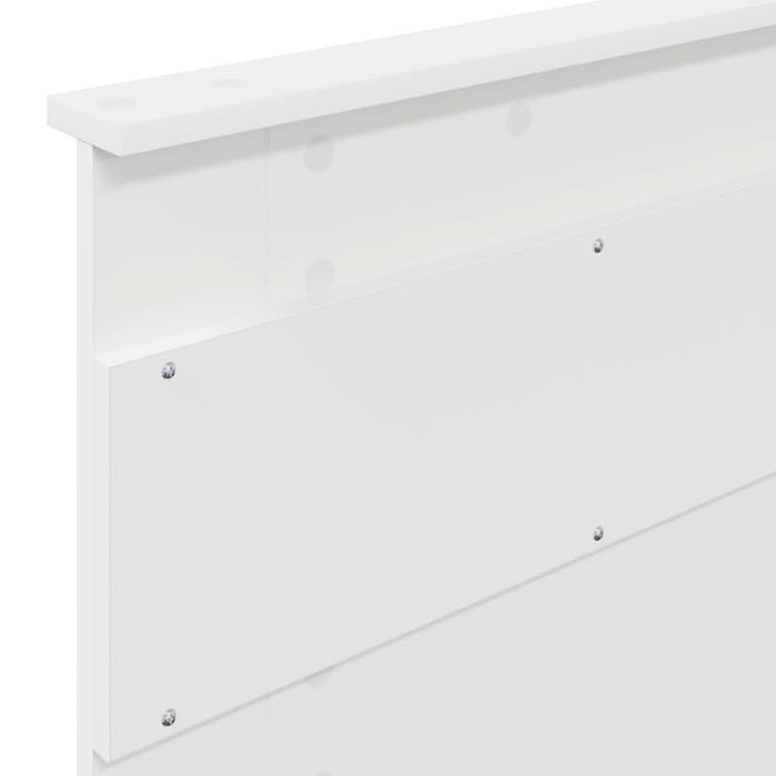 Tăblie cap cu headboard Alb 80 cm Lemn compozit - WALTI WALTI