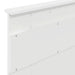 Tăblie cap cu headboard Alb 80 cm Lemn compozit - WALTI WALTI