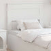 Tăblie cap cu headboard Alb 80 cm Lemn compozit - WALTI WALTI