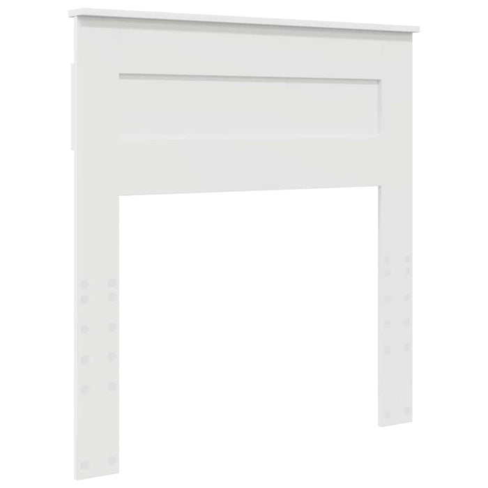 Tăblie cap cu headboard Alb 80 cm Lemn compozit - WALTI WALTI