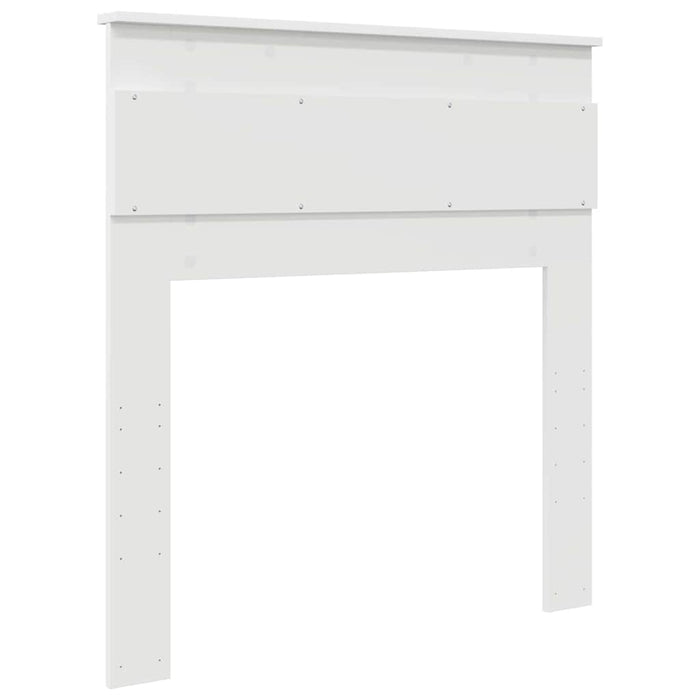 Tăblie cap cu headboard Alb 80 cm Lemn compozit - WALTI WALTI