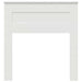 Tăblie cap cu headboard Alb 80 cm Lemn compozit - WALTI WALTI
