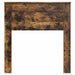 Tăblie cap cu headboard Stejar fumuriu 80 cm Lemn compozit - WALTI WALTI