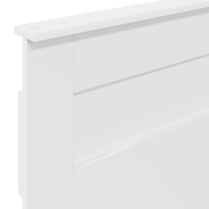 Tăblie cap cu headboard Alb 75 cm Lemn compozit - WALTI WALTI