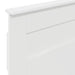 Tăblie cap cu headboard Alb 75 cm Lemn compozit - WALTI WALTI