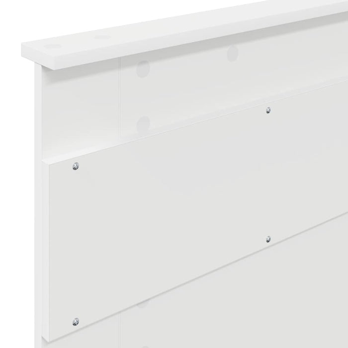 Tăblie cap cu headboard Alb 75 cm Lemn compozit - WALTI WALTI
