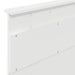 Tăblie cap cu headboard Alb 75 cm Lemn compozit - WALTI WALTI