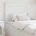 Tăblie cap cu headboard Alb 75 cm Lemn compozit - WALTI WALTI