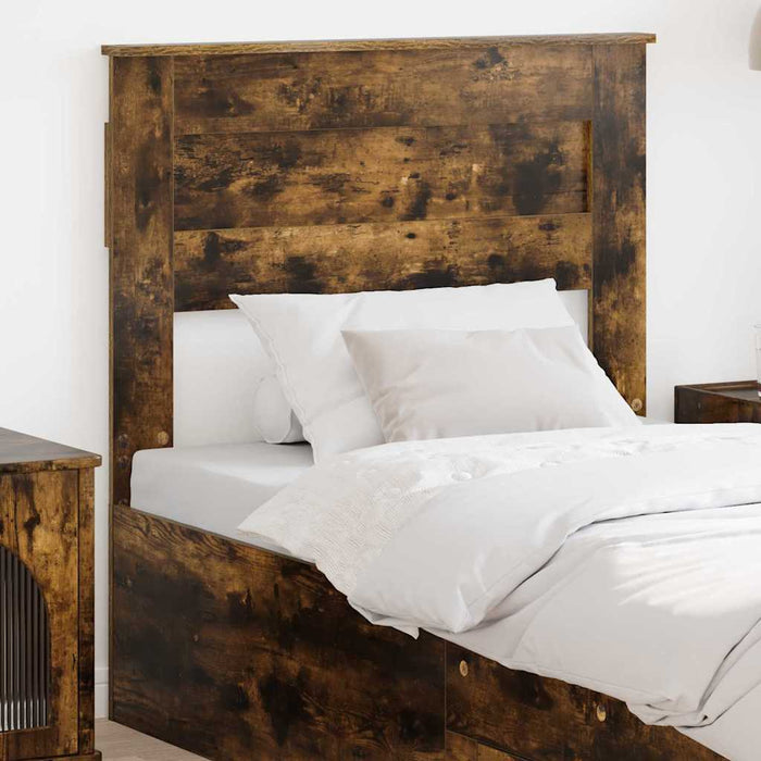 Tăblie cap cu headboard Stejar fumuriu 75 cm Lemn compozit - WALTI WALTI