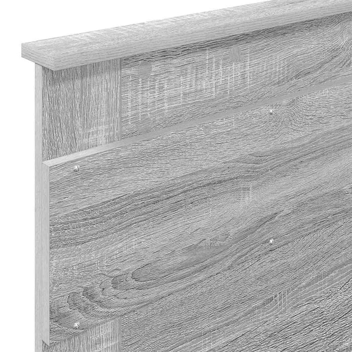 Tăblie cap cu headboard Gri Sonoma 75 cm Lemn compozit - WALTI WALTI