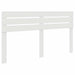 Tăblie cap cu headboard Alb 200 cm Lemn compozit - WALTI WALTI