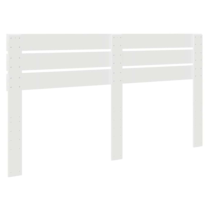 Tăblie cap cu headboard Alb 200 cm Lemn compozit - WALTI WALTI