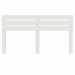 Tăblie cap cu headboard Alb 200 cm Lemn compozit - WALTI WALTI