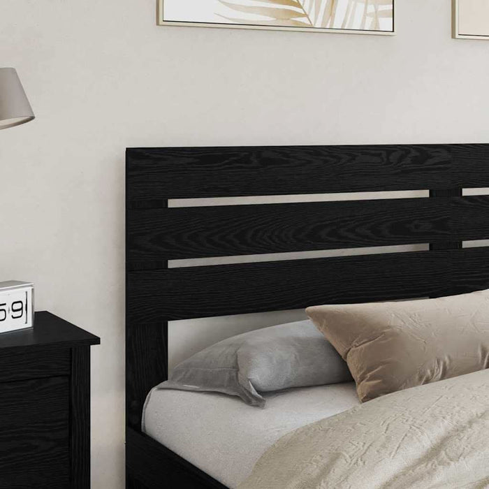 Tăblie cap cu headboard Stejar Negru 200 cm Lemn compozit - WALTI WALTI