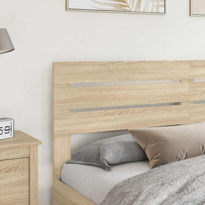 Tăblie cap cu headboard Stejar Sonoma 200 cm Lemn compozit - WALTI WALTI