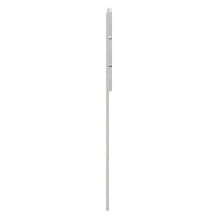 Tăblie cap cu headboard Gri din beton 200 cm Lemn compozit - WALTI WALTI