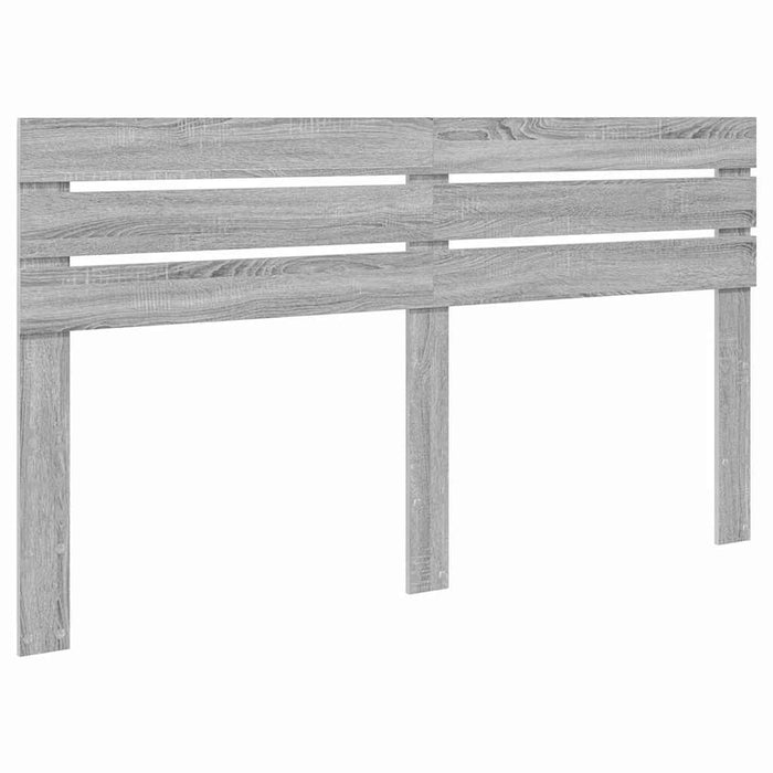 Tăblie cap cu headboard Gri Sonoma 200 cm Lemn compozit - WALTI WALTI