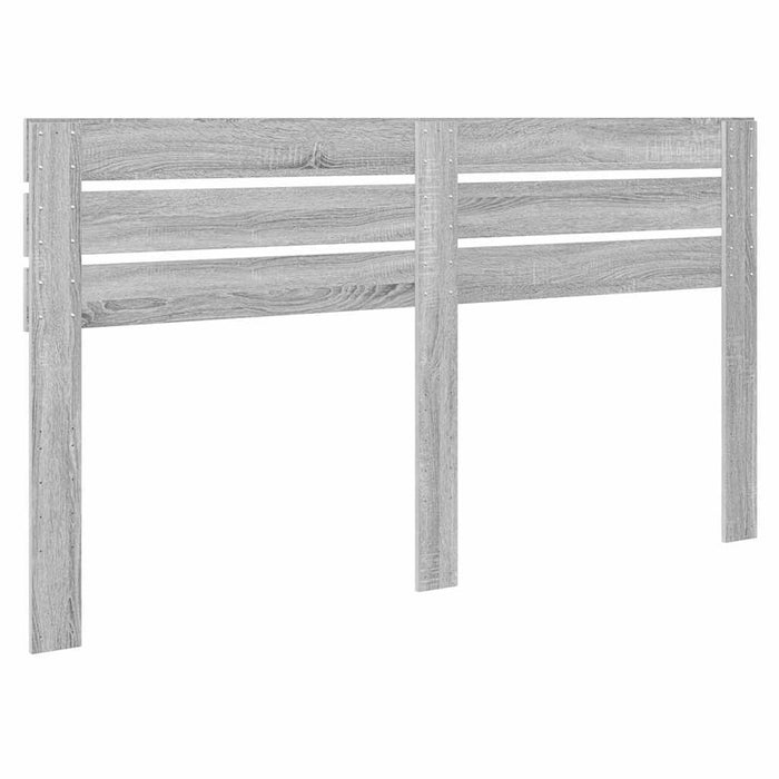 Tăblie cap cu headboard Gri Sonoma 200 cm Lemn compozit - WALTI WALTI