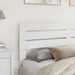 Tăblie cap cu headboard Alb 180 cm Lemn compozit - WALTI WALTI
