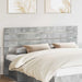 Tăblie cap cu headboard Gri din beton 180 cm Lemn compozit - WALTI WALTI