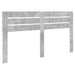 Tăblie cap cu headboard Gri din beton 180 cm Lemn compozit - WALTI WALTI