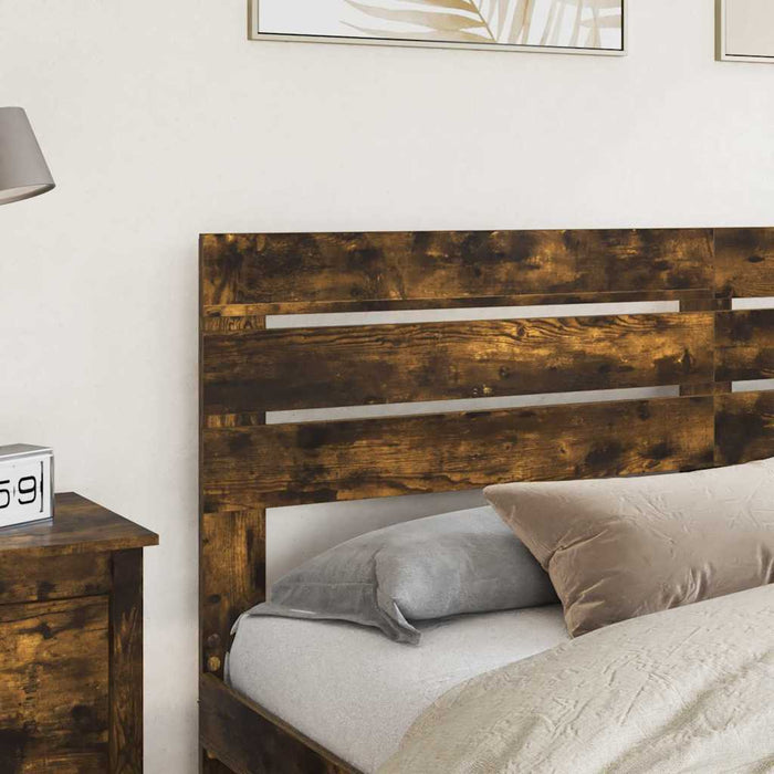 Tăblie cap cu headboard Stejar fumuriu 180 cm Lemn compozit - WALTI WALTI