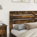 Tăblie cap cu headboard Stejar fumuriu 180 cm Lemn compozit - WALTI WALTI