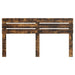 Tăblie cap cu headboard Stejar fumuriu 180 cm Lemn compozit - WALTI WALTI